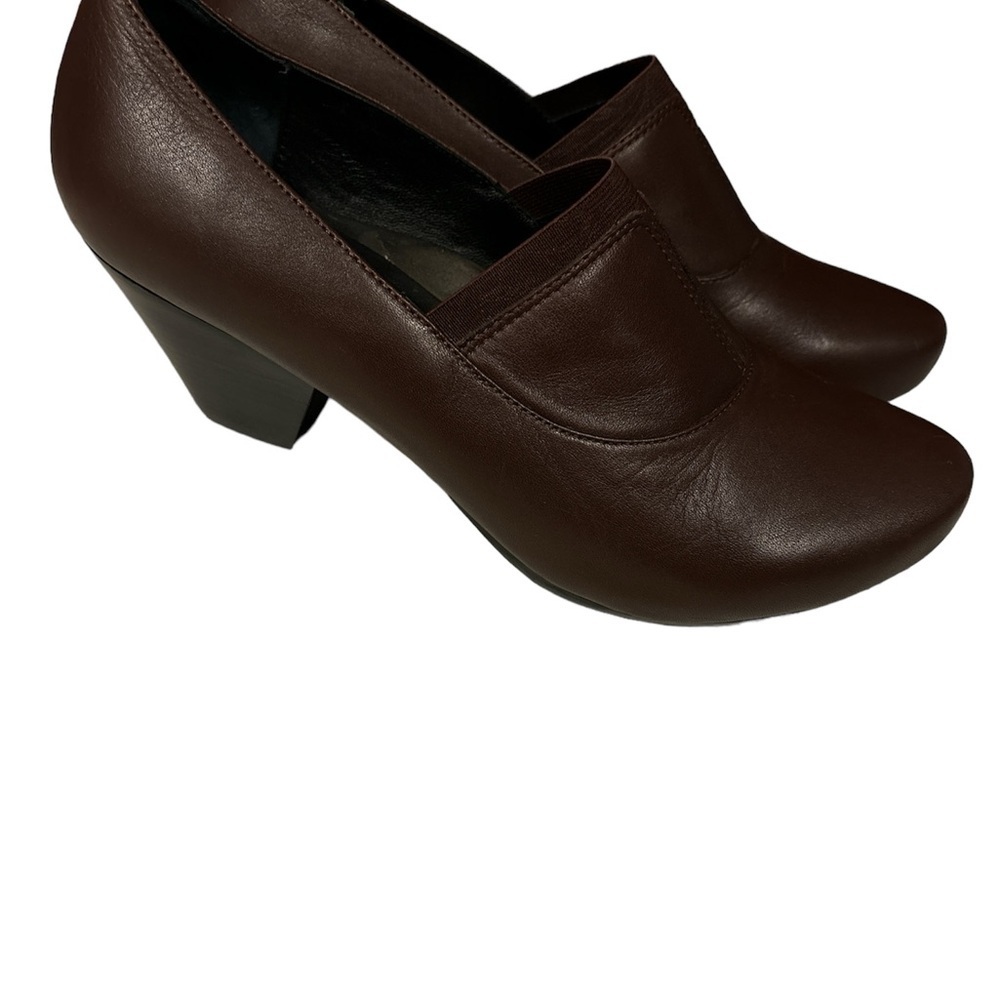 Dansko Shoes Heels Brown Leather Size 38 PRISTINE CONDITION